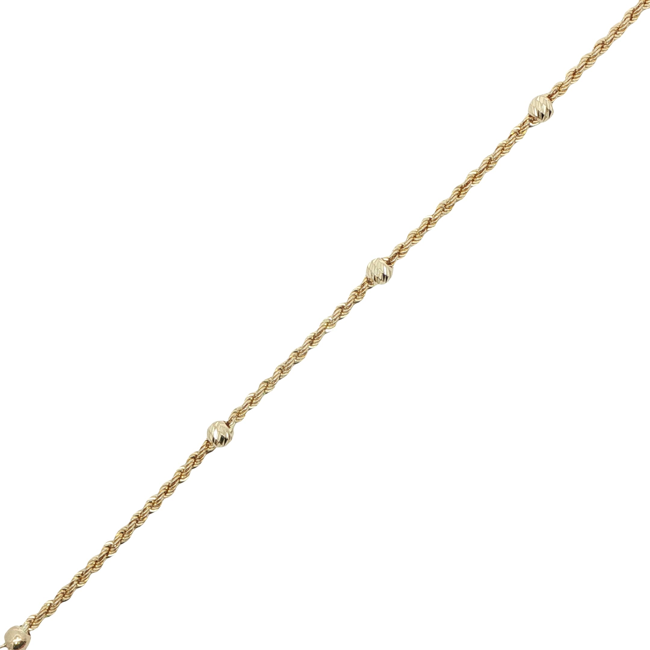 14 Ayar Altın Dorika Toplu Halat Zincir Bileklik | Acar Gold
