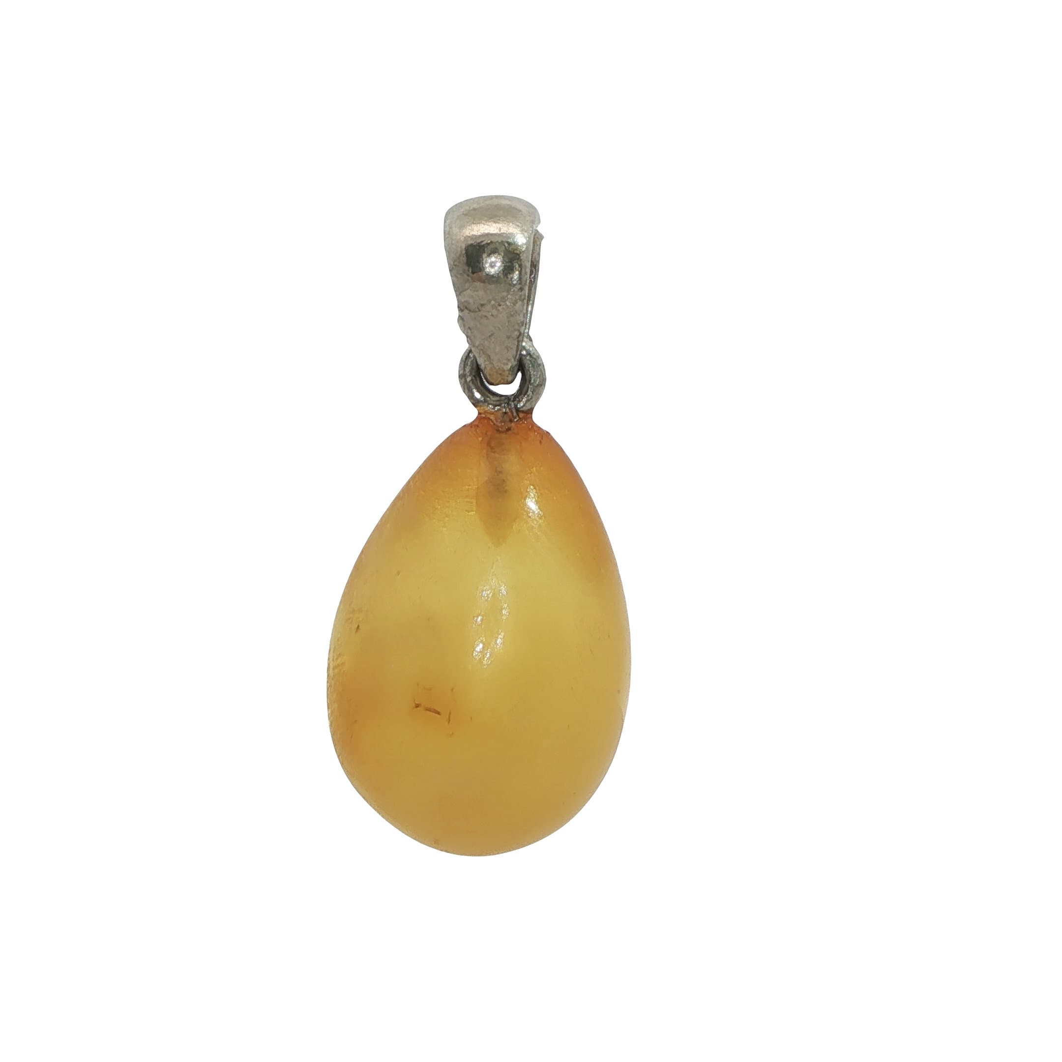 Acar Gold Gümüş Kehribar Kolye - KL03989S