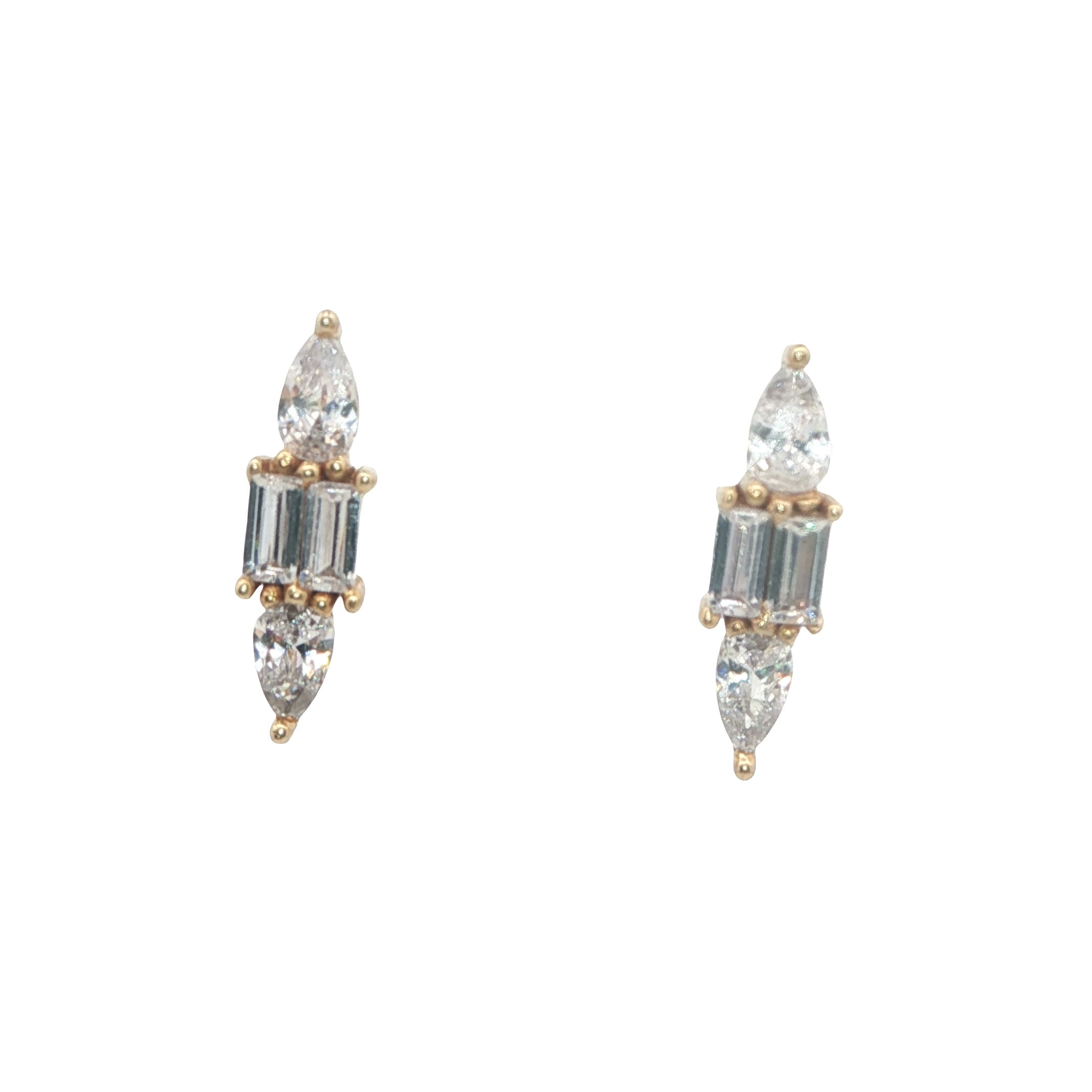 Acar Gold Gümüş Küpe - KP04942S