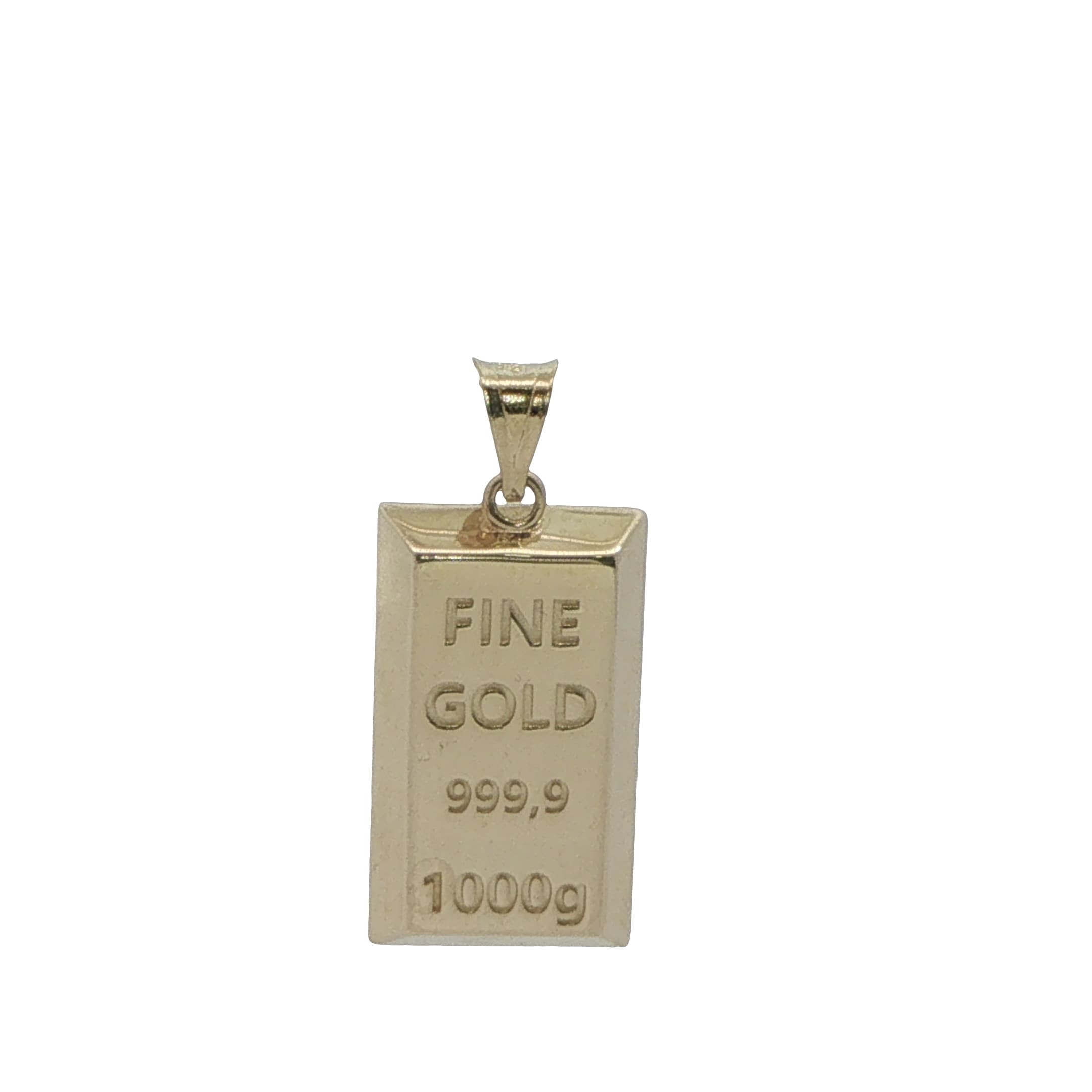 14 Ayar Altın Külçe Kolye Ucu | Acar Gold