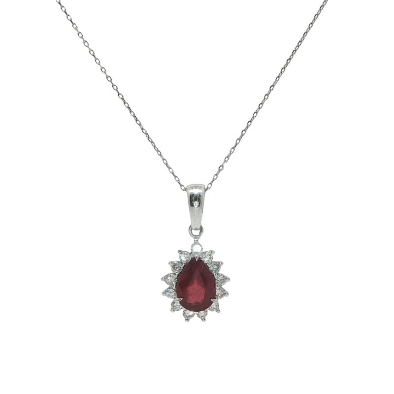 Acar Gold Pirlanta Renkli̇ Taşli Kolye - PR03051
