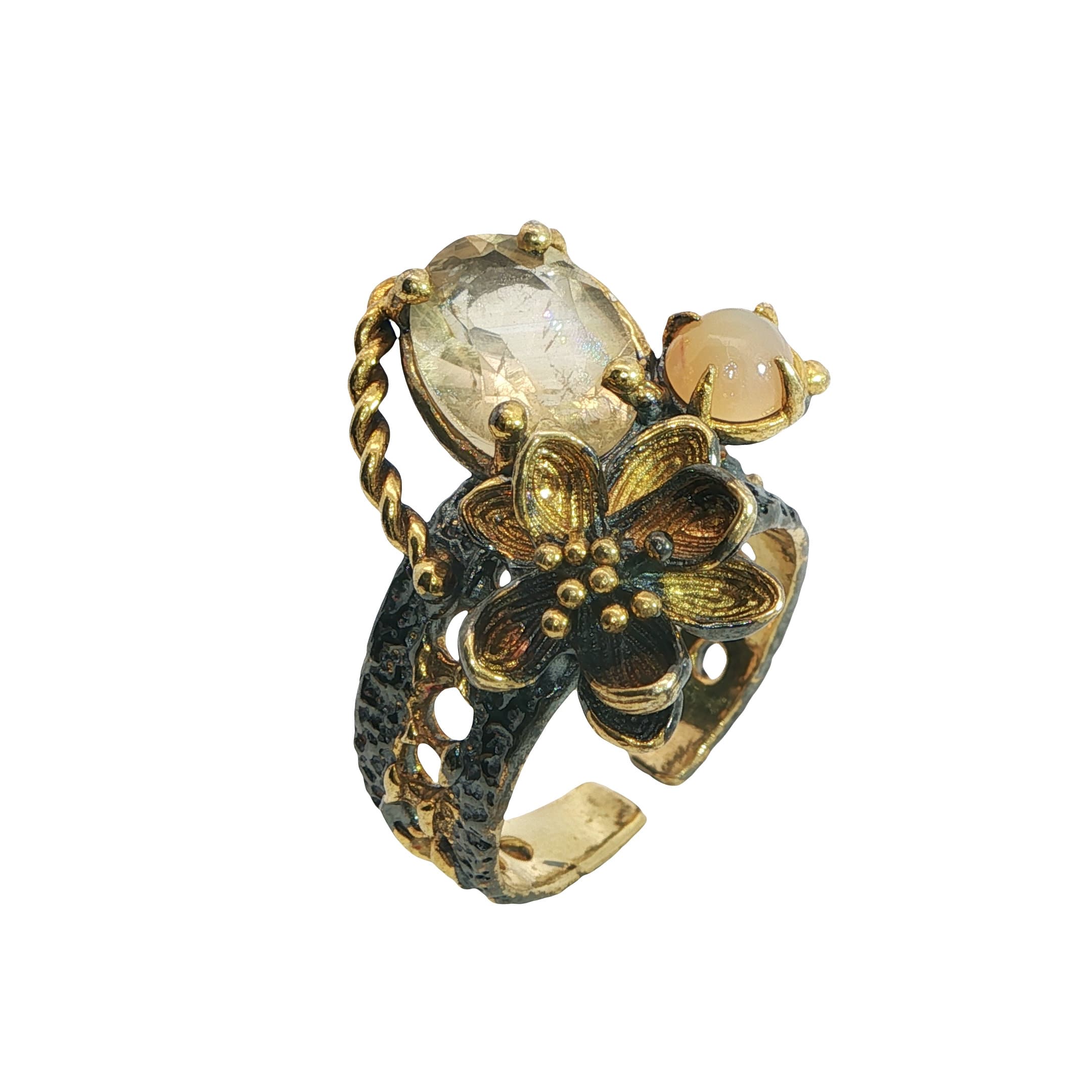 Acar Gold Gümüş Yüzük - YZ04163S